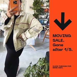 Free people oversized embroidered jacket